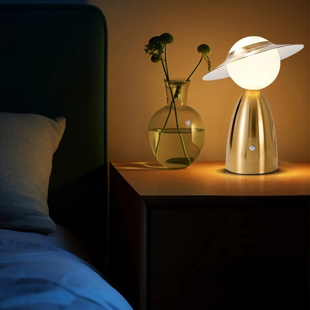 LumiCharge - Wireless LED Desk Lamp with Touch Control & Charging Function, Modern Lighting