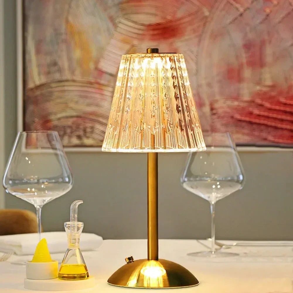 LumiVista – Wireless LED Table Lamp with Dimming Function, Eye-Friendly Night Light