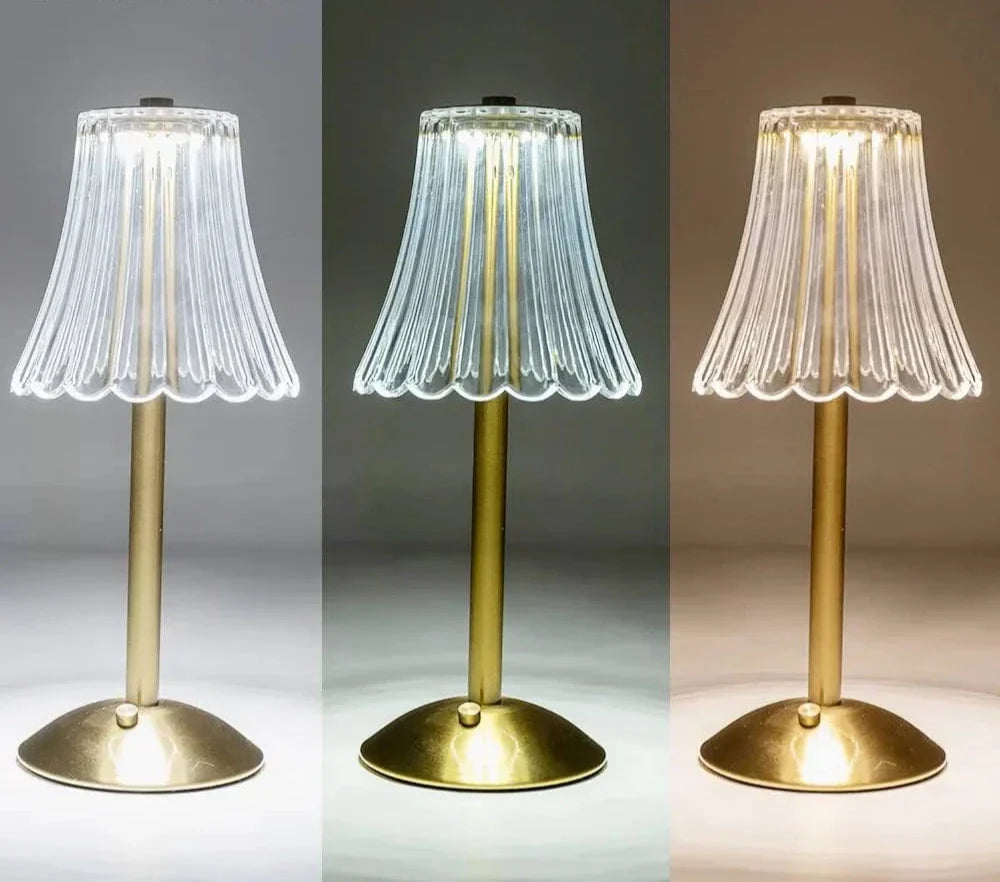 LumiVista – Wireless LED Table Lamp with Dimming Function, Eye-Friendly Night Light
