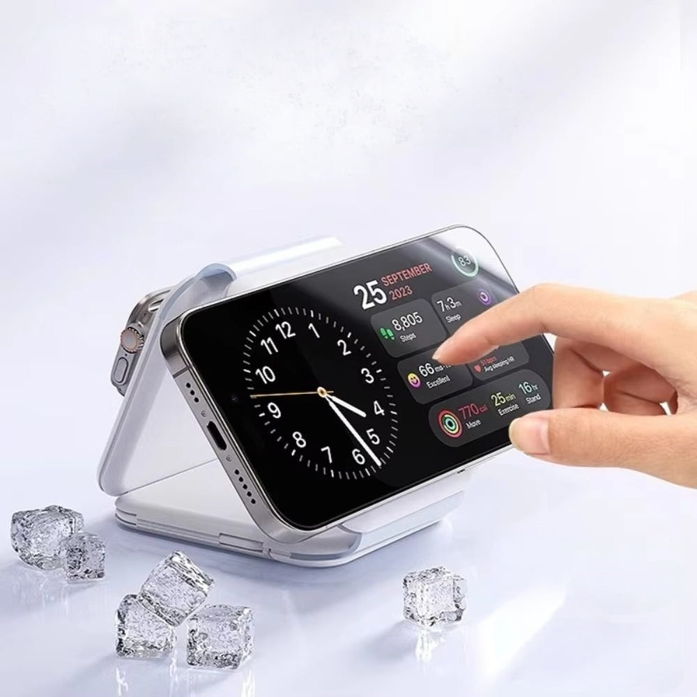 Wireless Charger Charging Station MagSafe Phone Smartwatch Earbuds