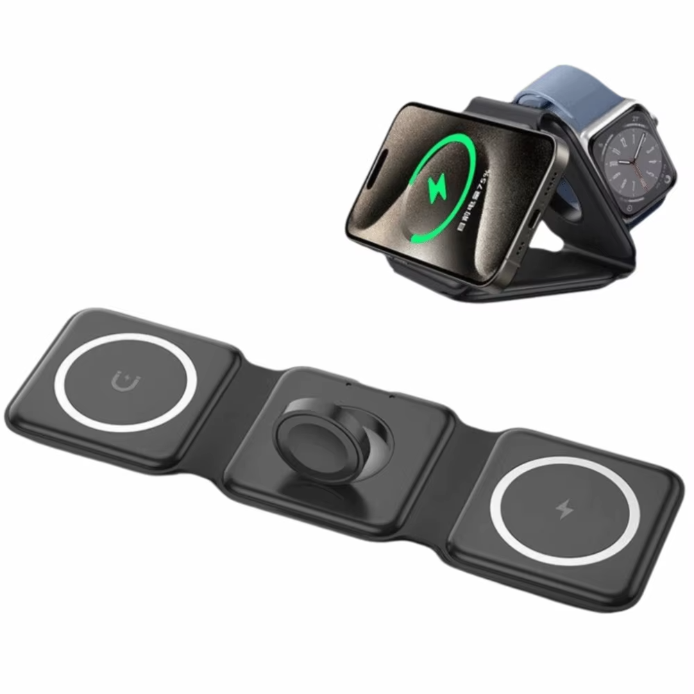 Wireless Charger Charging Station MagSafe Phone Smartwatch Earbuds