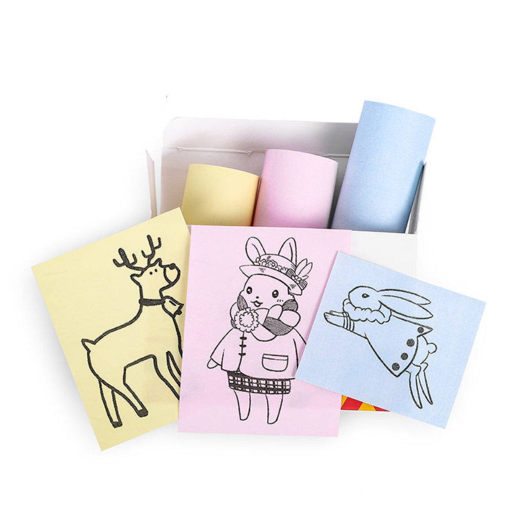 Portable Thermal Printer Inkless Photo Stickers