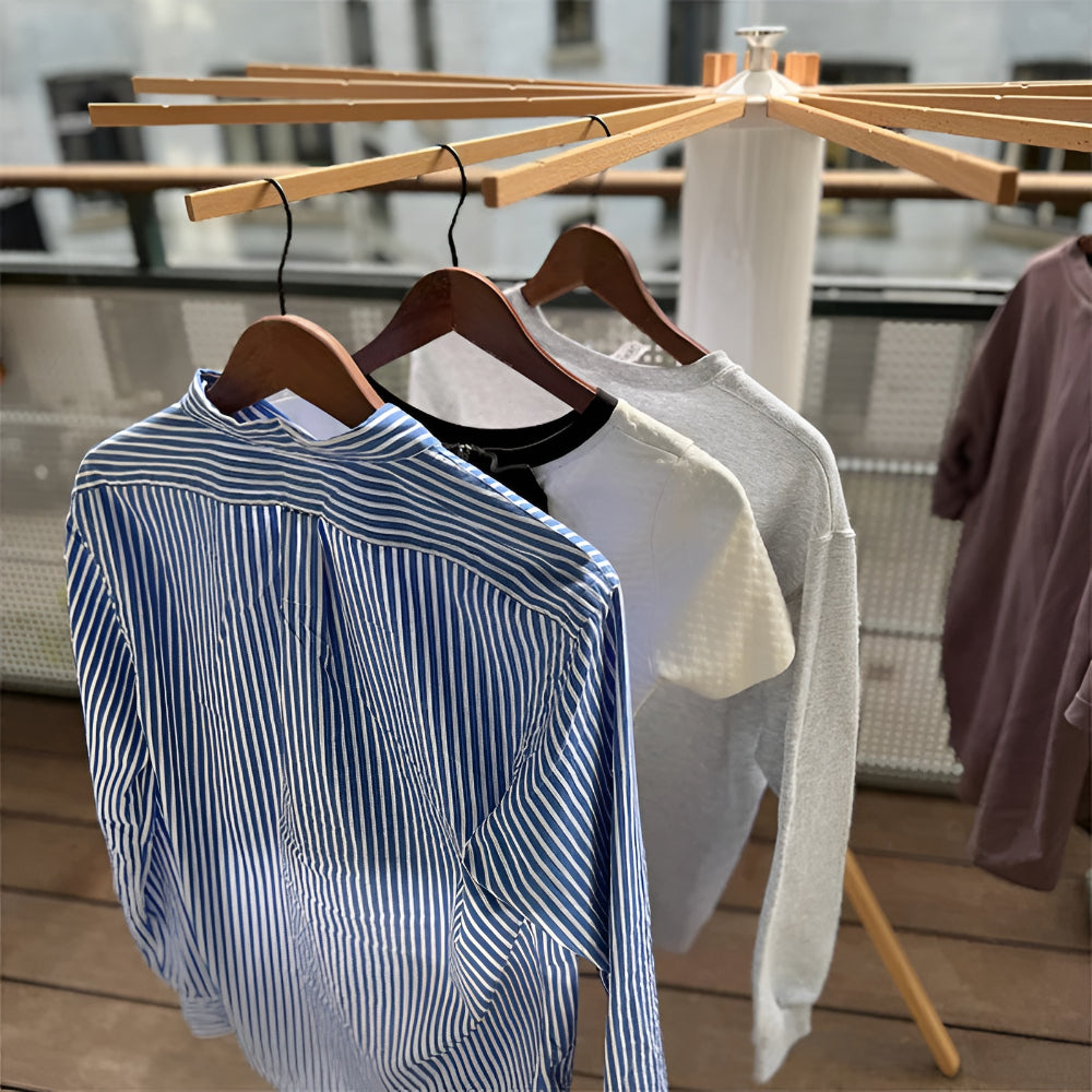 Clothes Drying Rack Folding Laundry Rack Standing Indoor Dryer