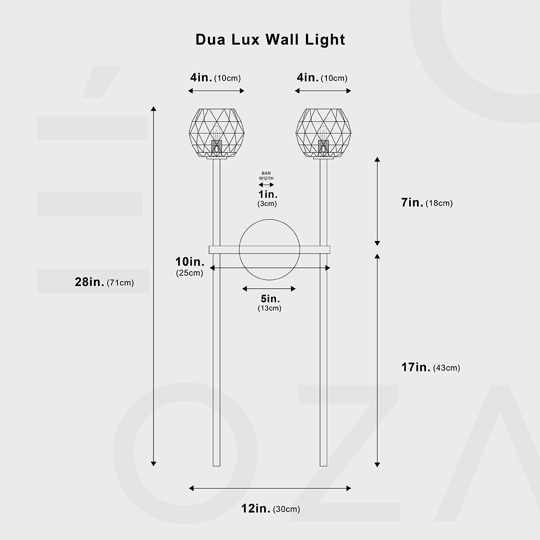 Dua Lux Lampada da Parete - Design Minimalista con Eleganze Moderne