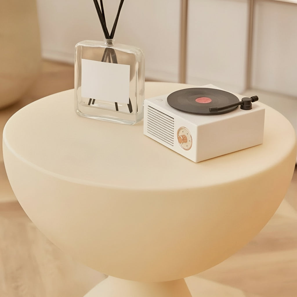 Elegant Round Coffee Table Stylish Accent for Living Room 3
