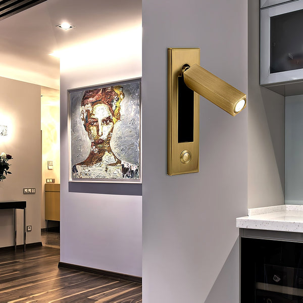 FlexGlow – Lampada da parete LED minimalista con braccio regolabile