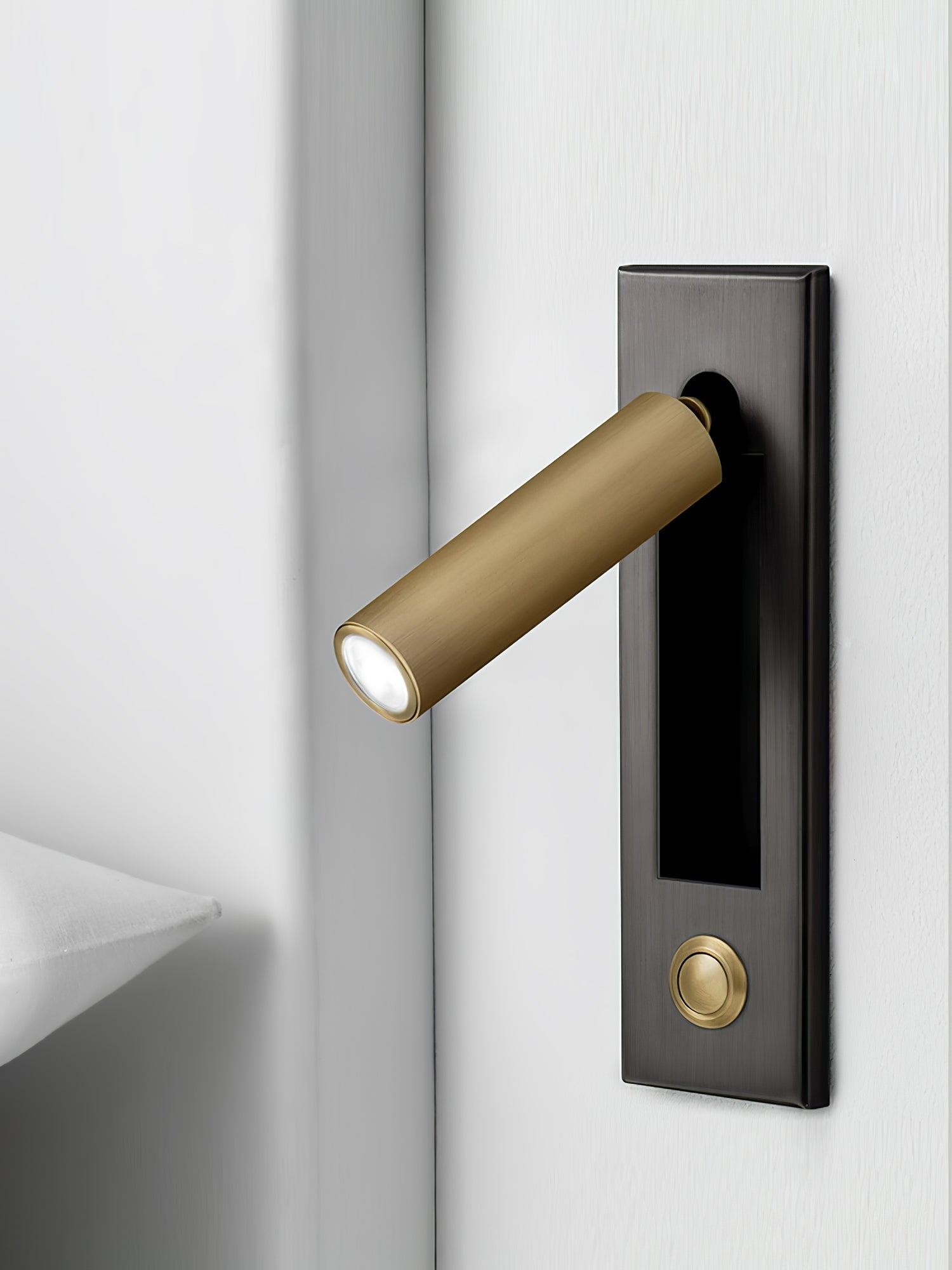 GlowNest - Built-in Nightstand Wall Lamp