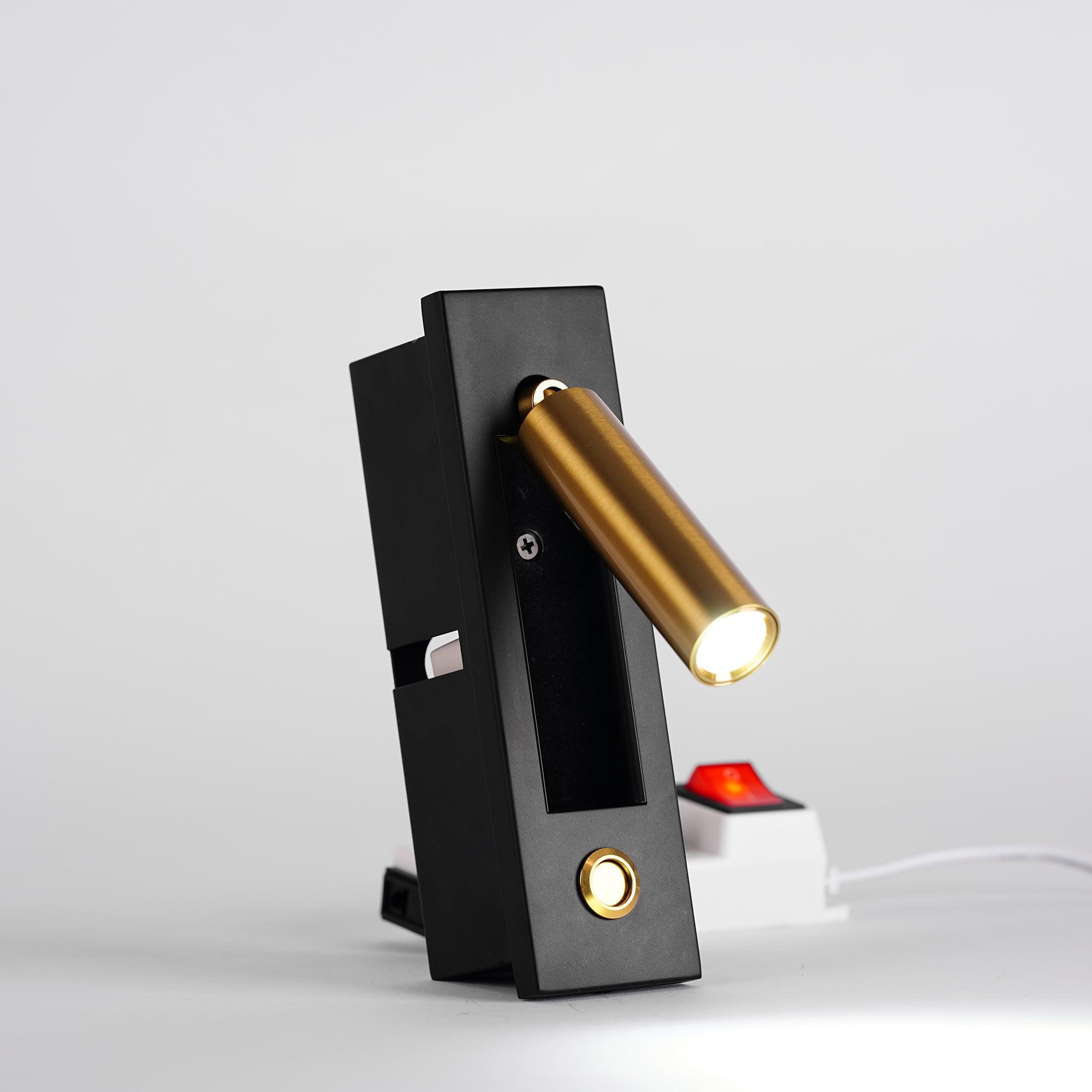 GlowNest - Built-in Nightstand Wall Lamp