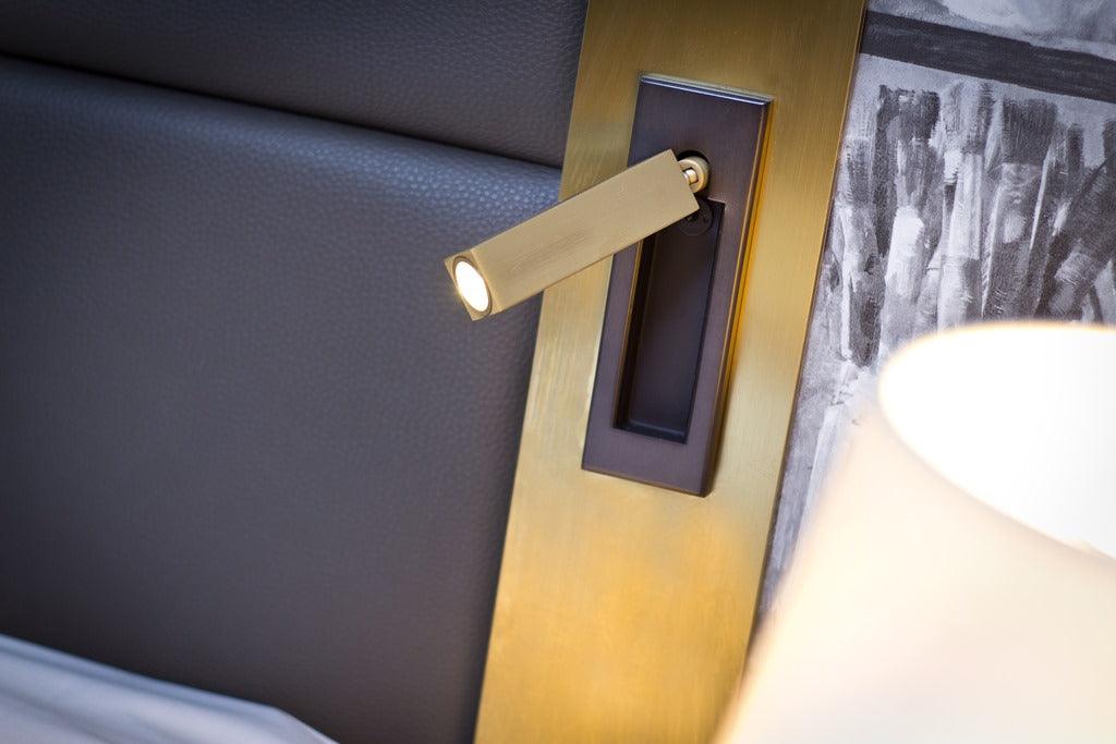 GlowNest - Built-in Nightstand Wall Lamp