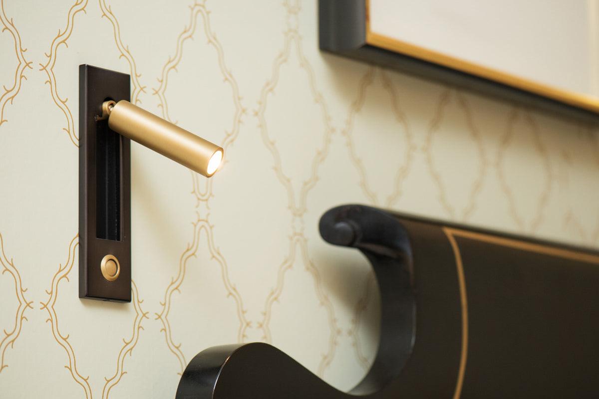 GlowNest - Built-in Nightstand Wall Lamp