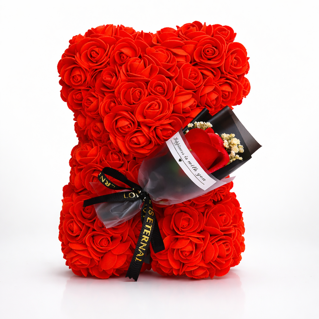 Red Roses Bear Perfect Valentine's Day Gift