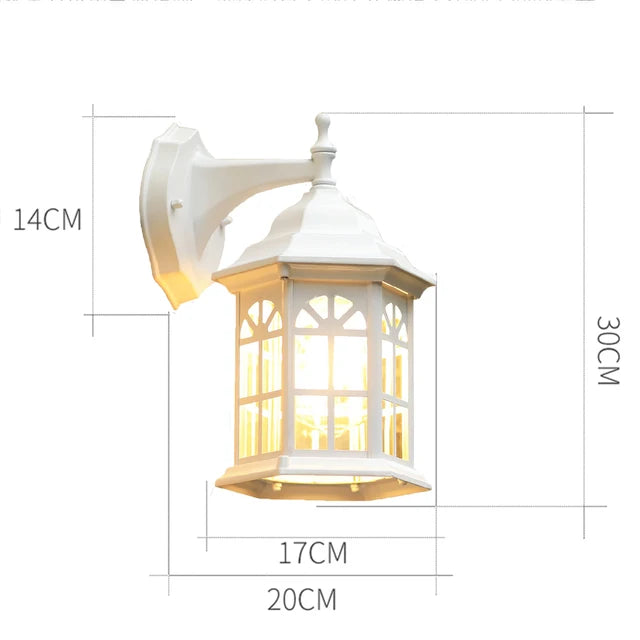 VintageGlow – Weather-Resistant Rustic Wall Lamp for Outdoors – Energy-Efficient Lighting