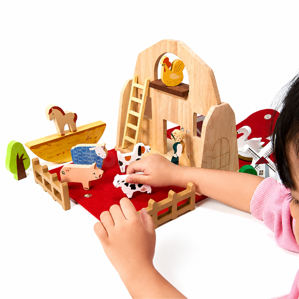 Wooden Farm Wooden Toy Toys