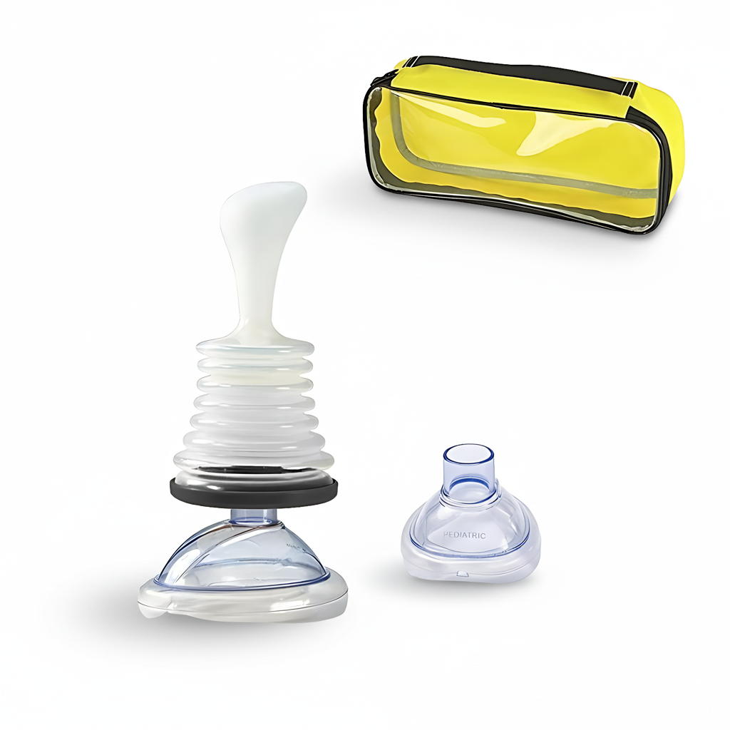 Kit de Primeiros Socorros de Emergência para Vias Aéreas Portátil Manual
