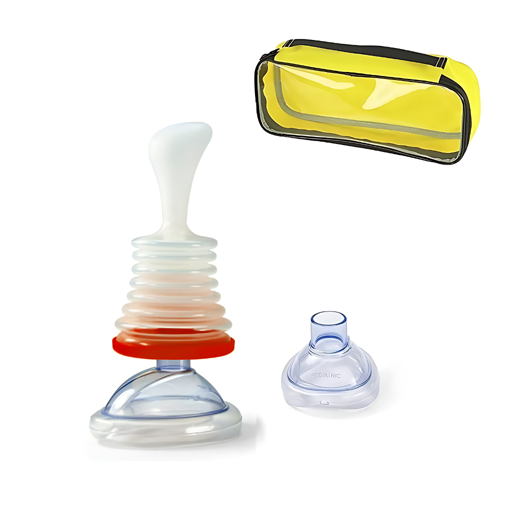 Kit de Primeiros Socorros de Emergência para Vias Aéreas Portátil Manual