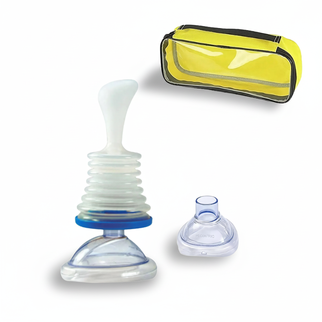Kit de Primeiros Socorros de Emergência para Vias Aéreas Portátil Manual