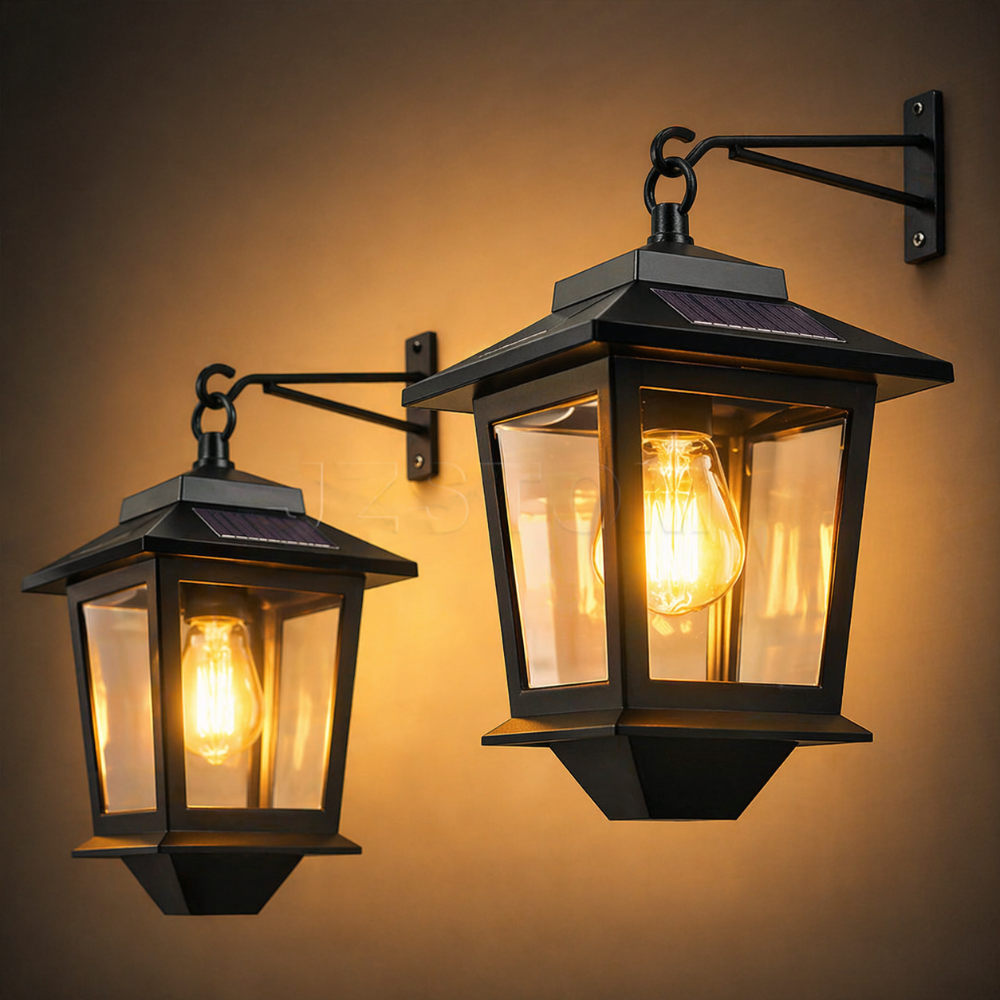 FlameLume - Solar LED Wand Lamp with Flame Effect for Garden and Terrace