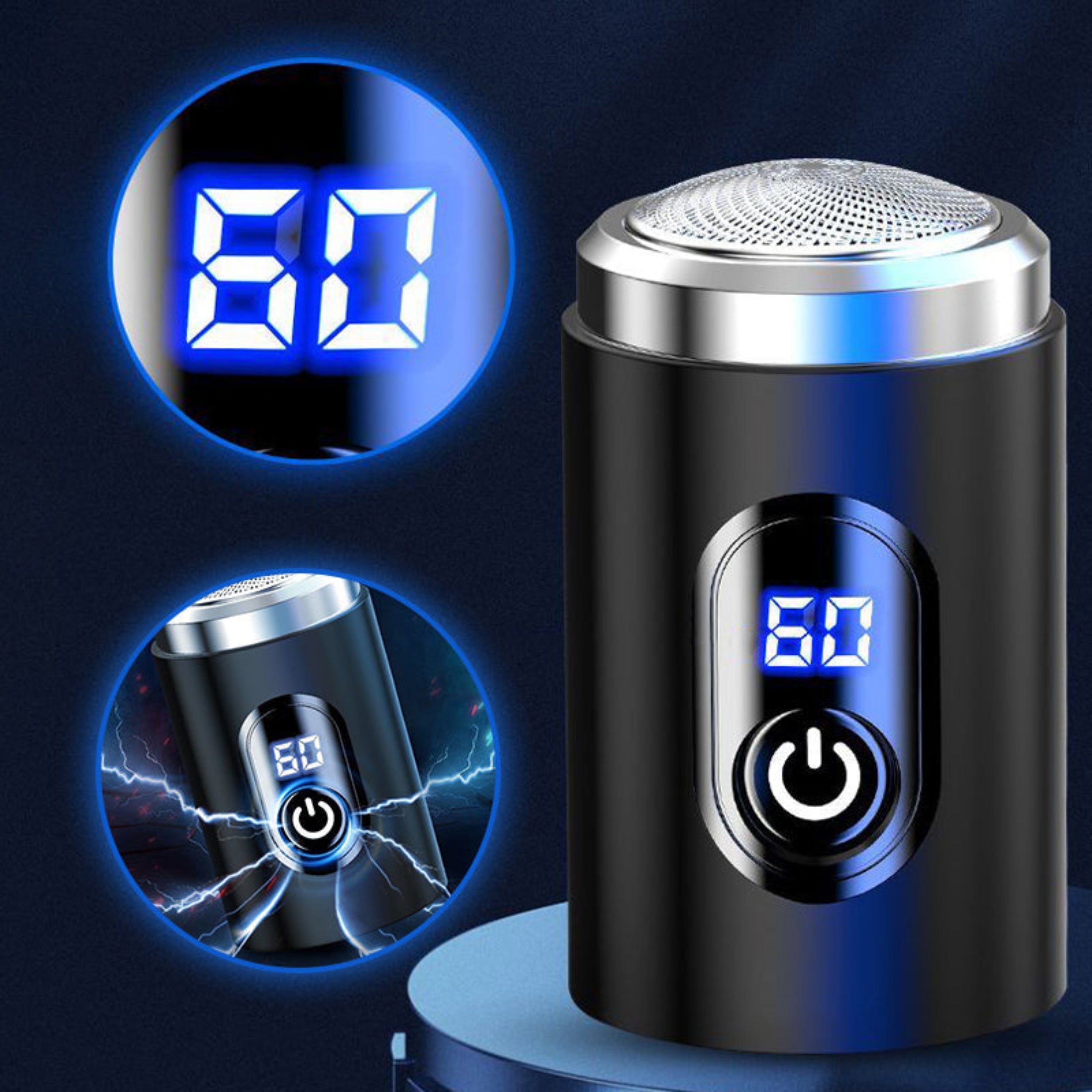 Foil Shaver Mini Waterproof Electric Shaver for Men and Women 8