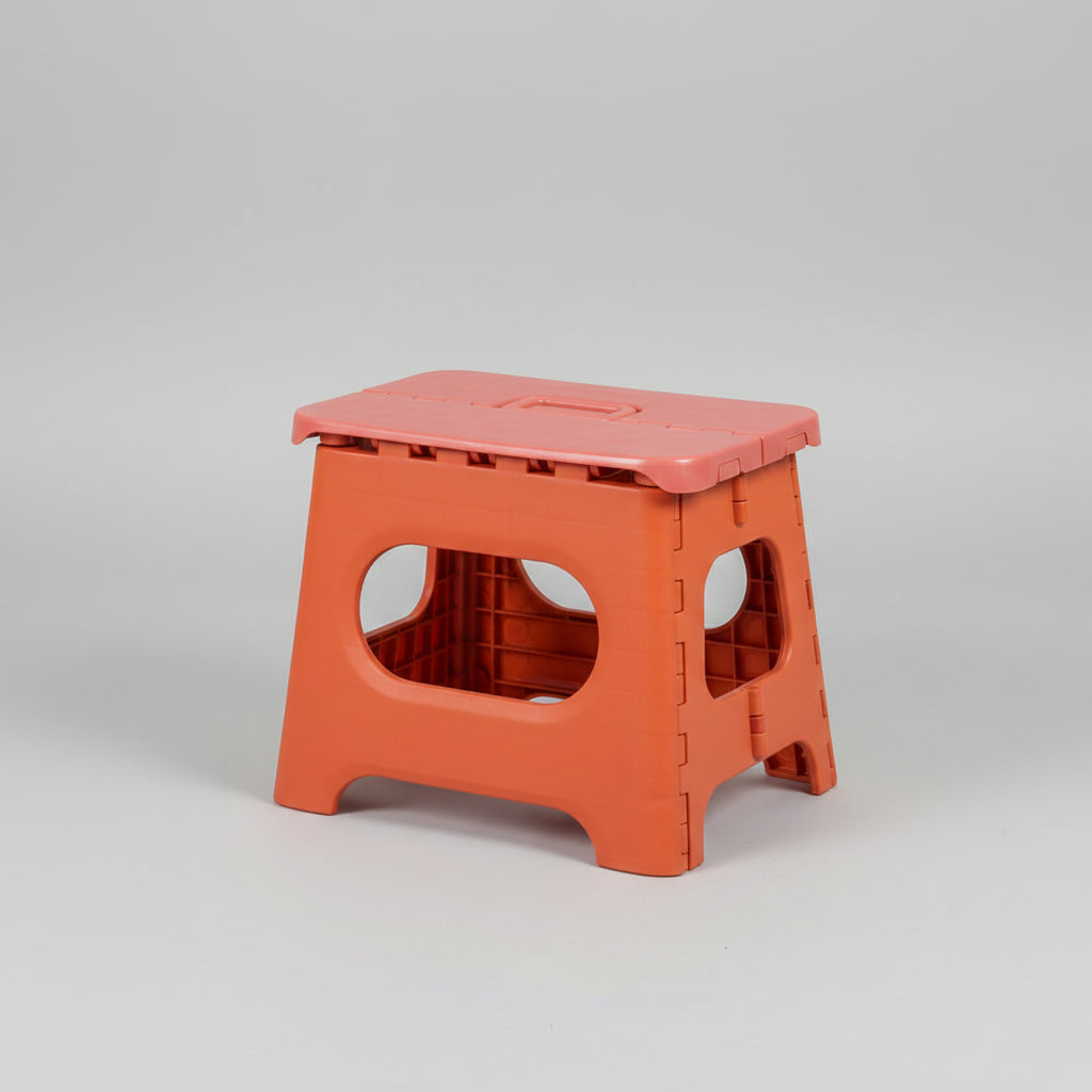 Folding Step Stool Portable Lightweight Plastic Stool with Handle 10