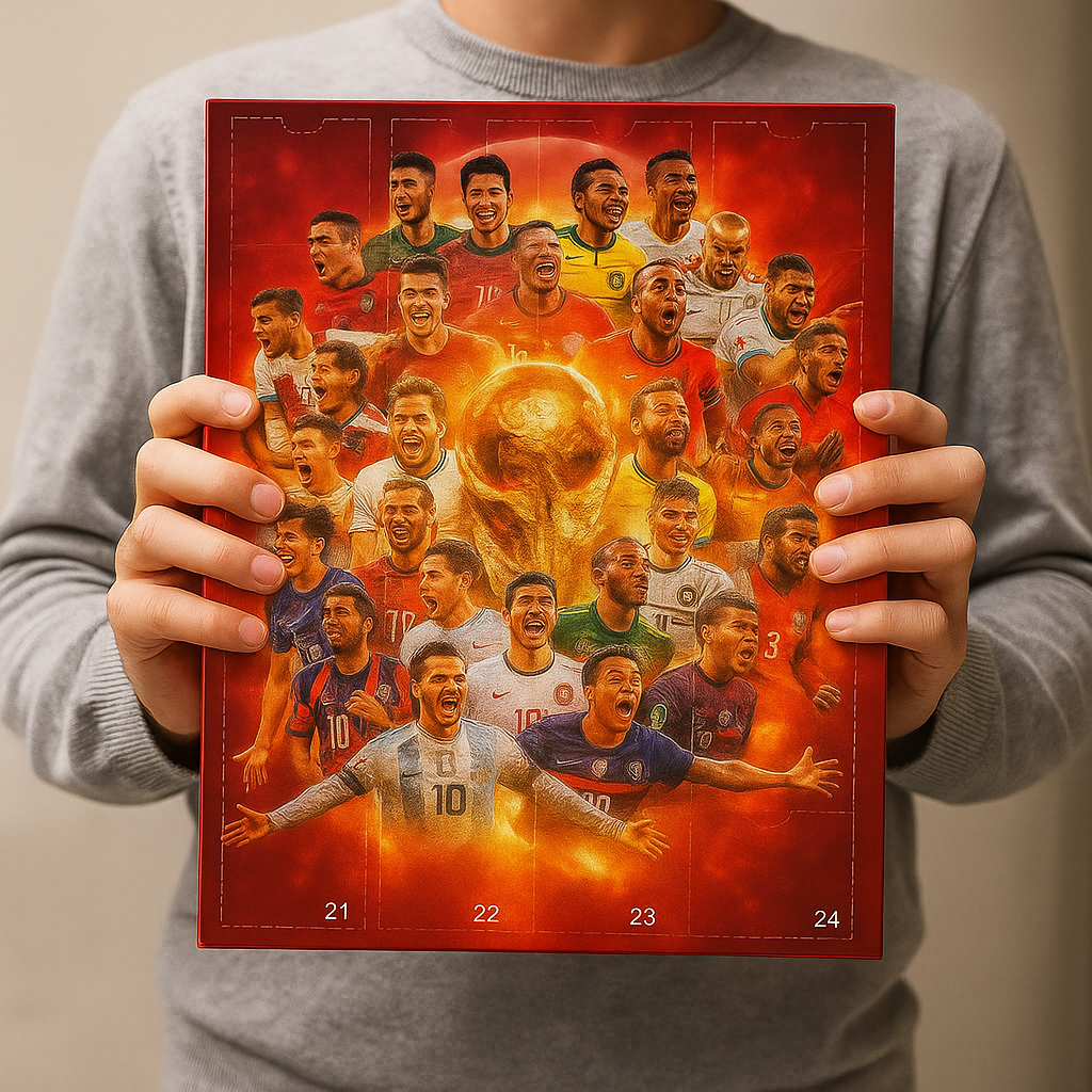 Football Advent Calendar Figure Set Festive Gift for Fans 2