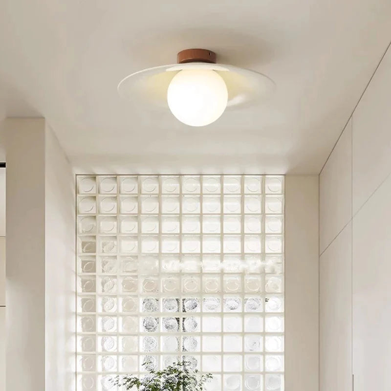 Lampada da soffitto classica in ferro per il corridoio