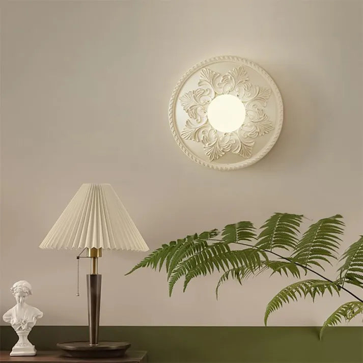 CoffeeGlow – Lâmpada de Parede de Resina para Iluminação Elegante