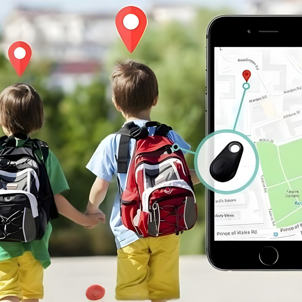 Rastreador Bluetooth Porta-chaves Mini Alarme de Localização GPS Segurança Infantil