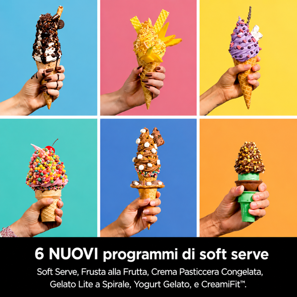 Máquina automática para helados Soft Serve Dessert Freddi Casa