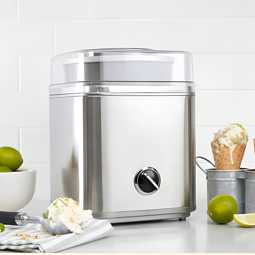 Gelatiera Elettrica per Dessert, Yogurt, Gelato e Sorbetto Automatica