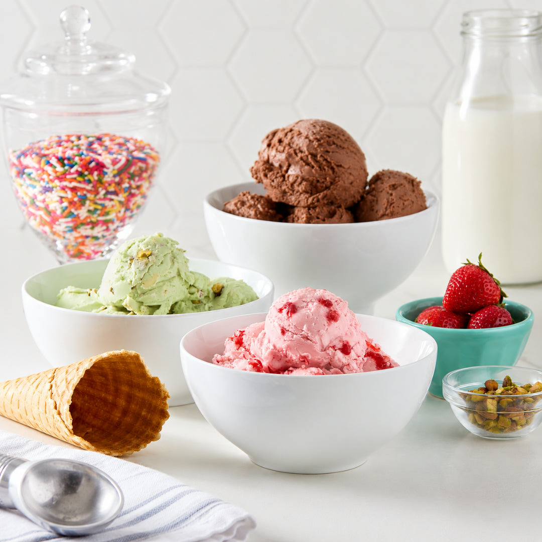 Electric Ice Cream Maker for Dessert, Yogurt, Sorbet, Homemade Gelato
