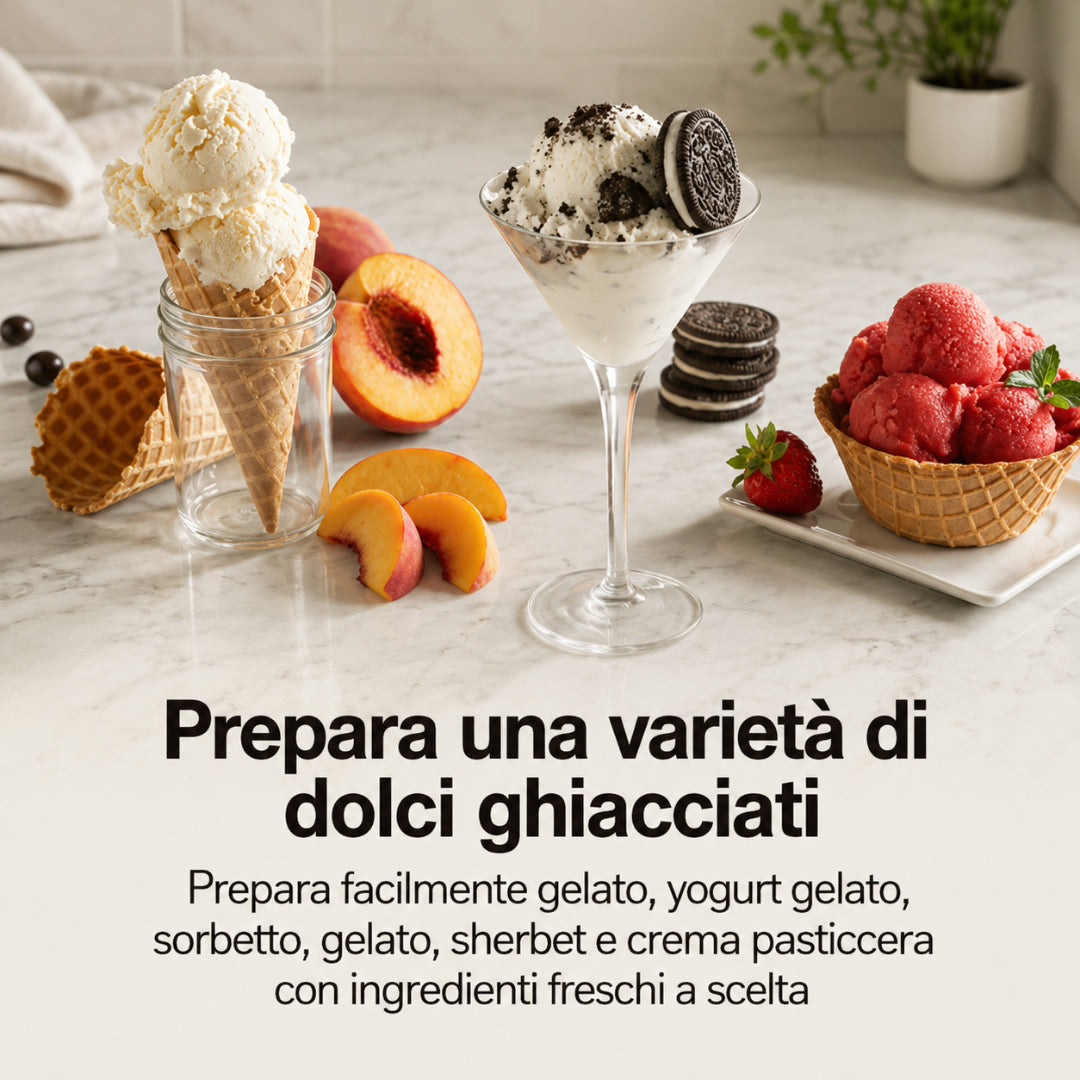 Electric Ice Cream Maker Automatic Home Machine