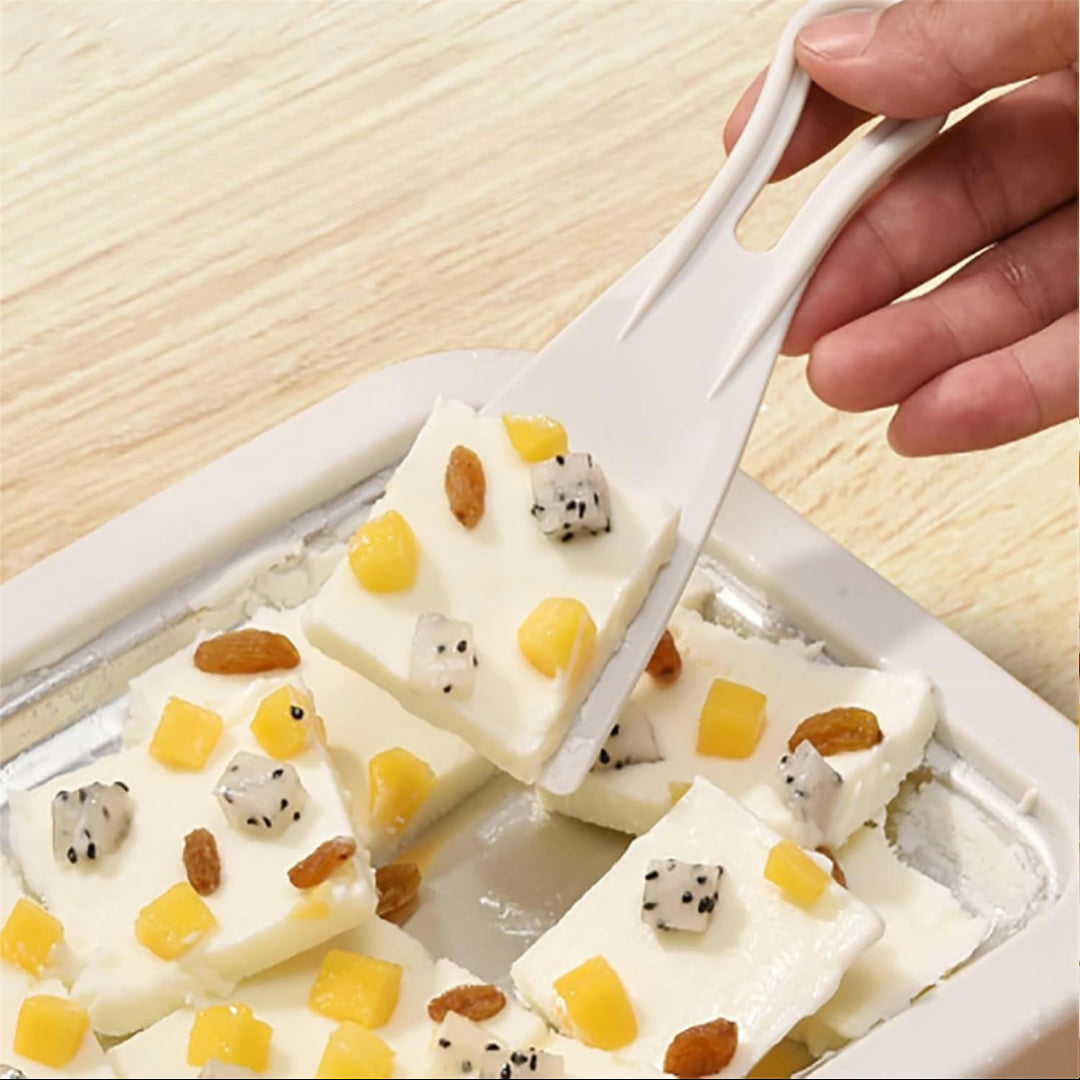 Compact Manual Ice Cream Maker Gelato Freezing Machine for Home