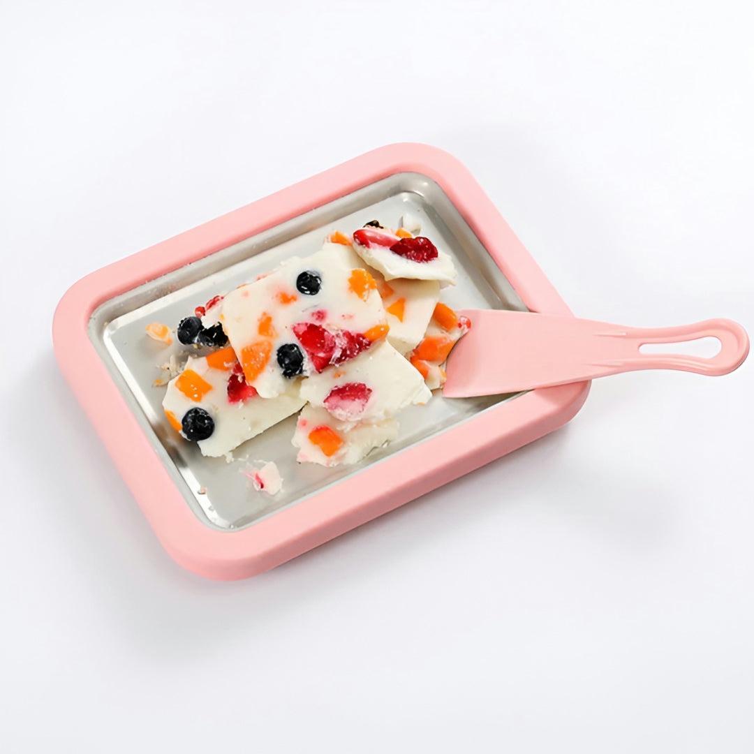 Compact Manual Ice Cream Maker Gelato Freezing Machine for Home