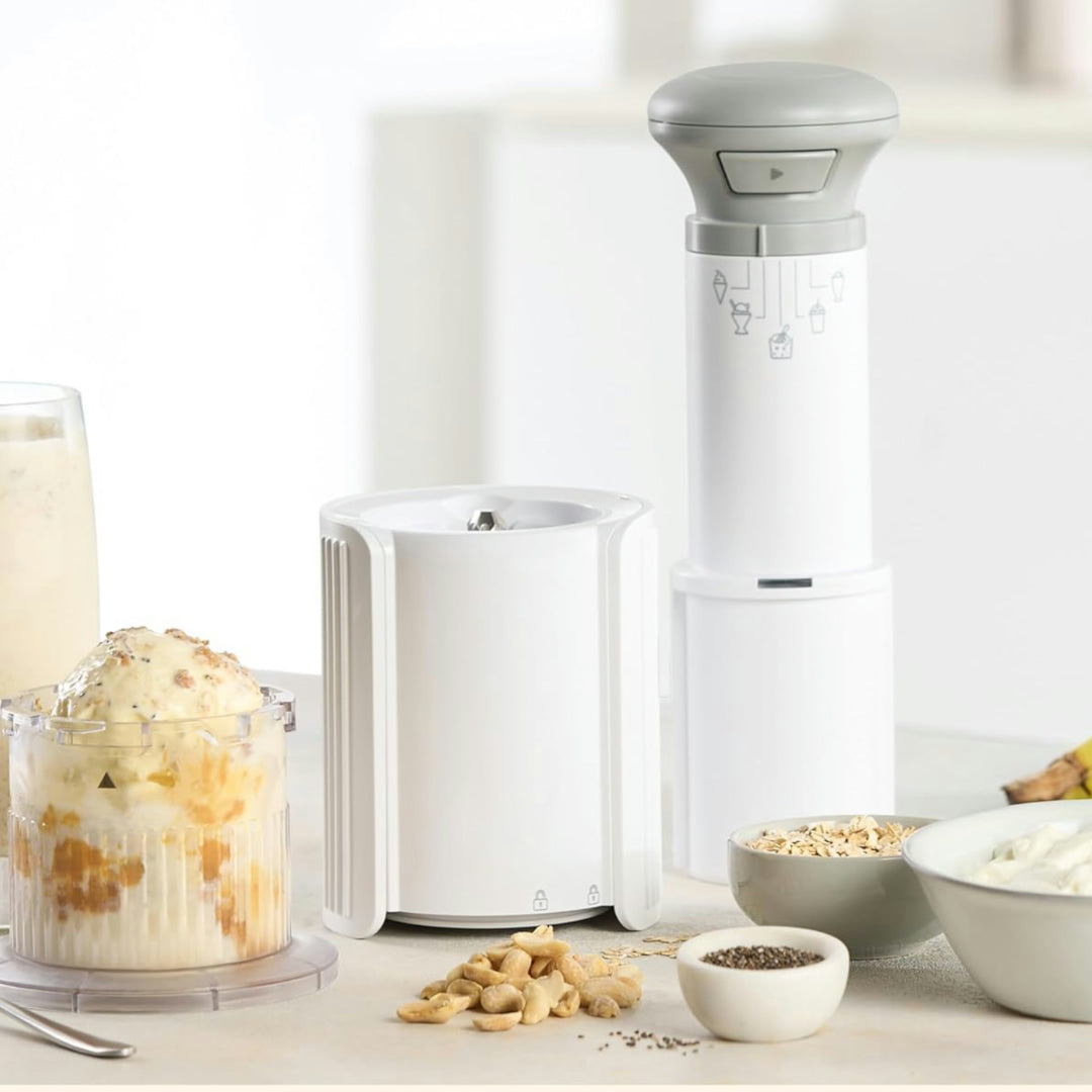 Gelatiera portatile per dessert, sorbetto e frappè automatica