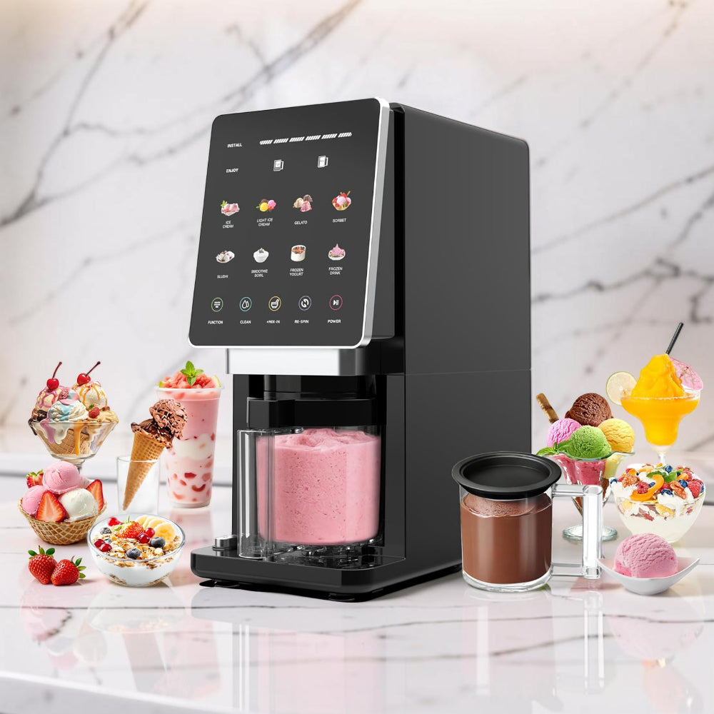 Gelatiera con Raffreddamento Automatico per Dessert Congelati Domestici