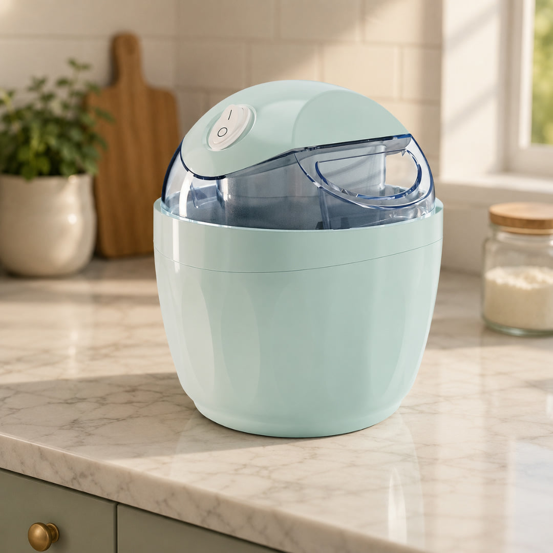 Gelatiera per Dessert Freddi con Raffreddamento, Compatta per Uso Domestico