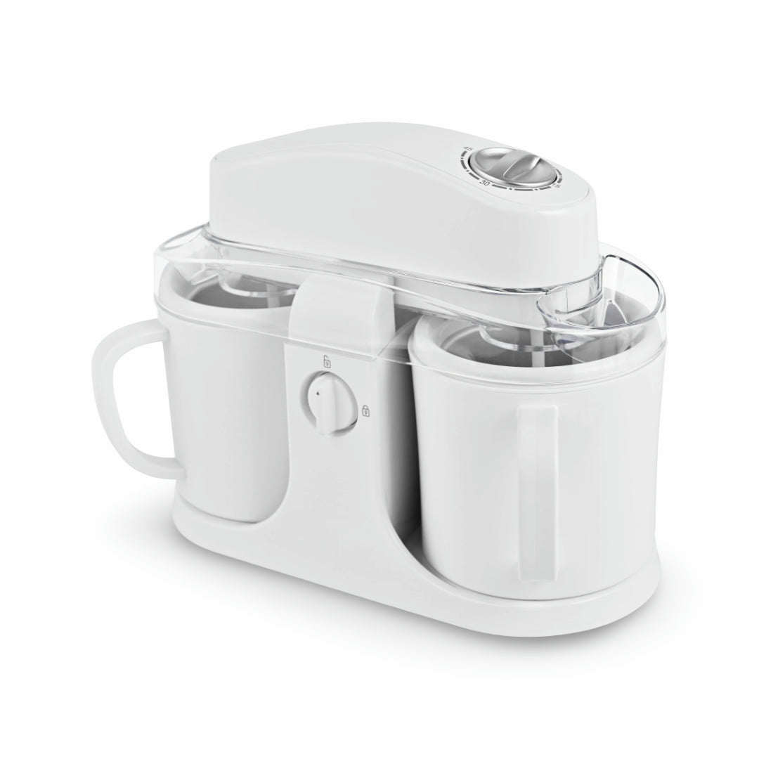 Ice Cream Maker Cooling Cold Desserts Double Containers
