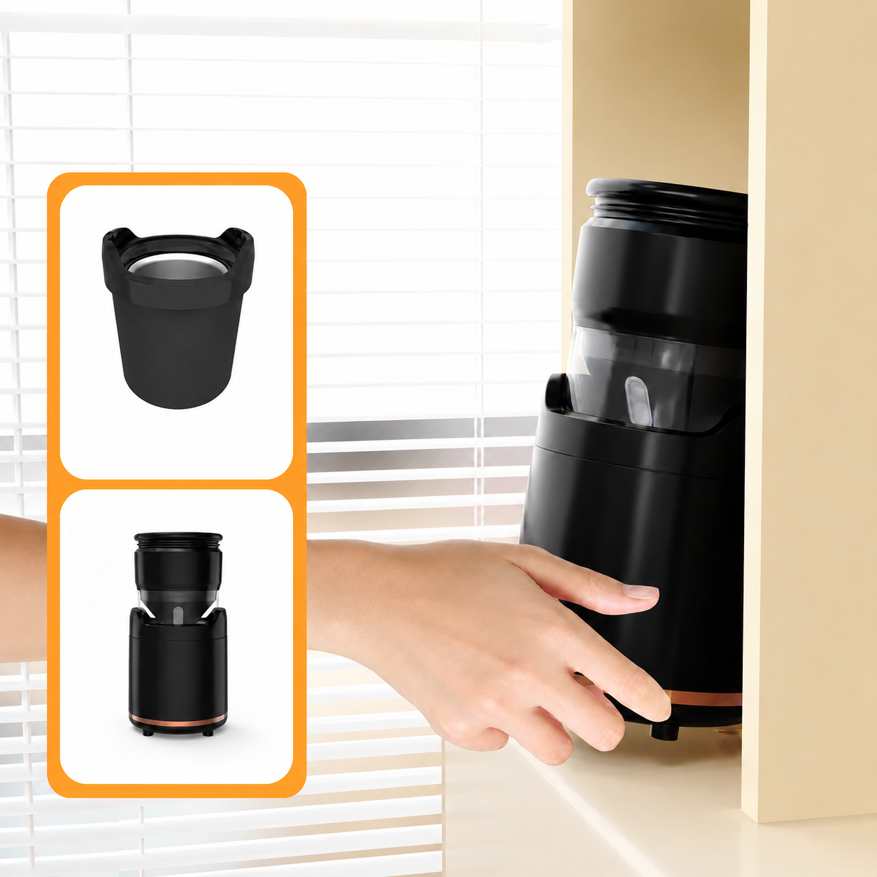 Portable Automatic Ice Cream and Yogurt Maker for Home