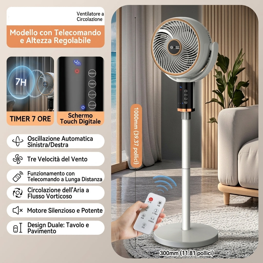 Airco Mobile Air Cooler Fan Quiet Humidifier Remote Control