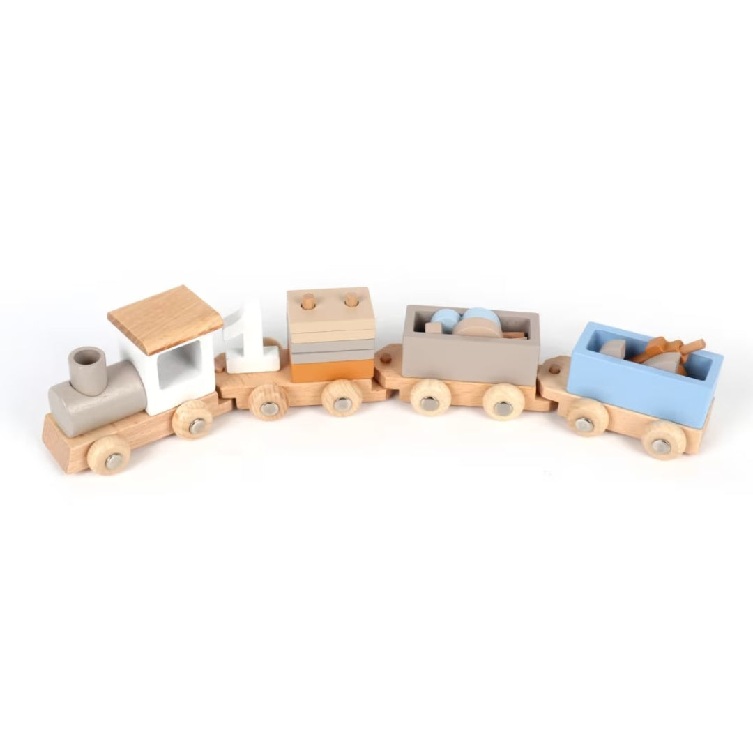Giocattolo Trenino Educativo Bambini Gioco Impilabile Creativo