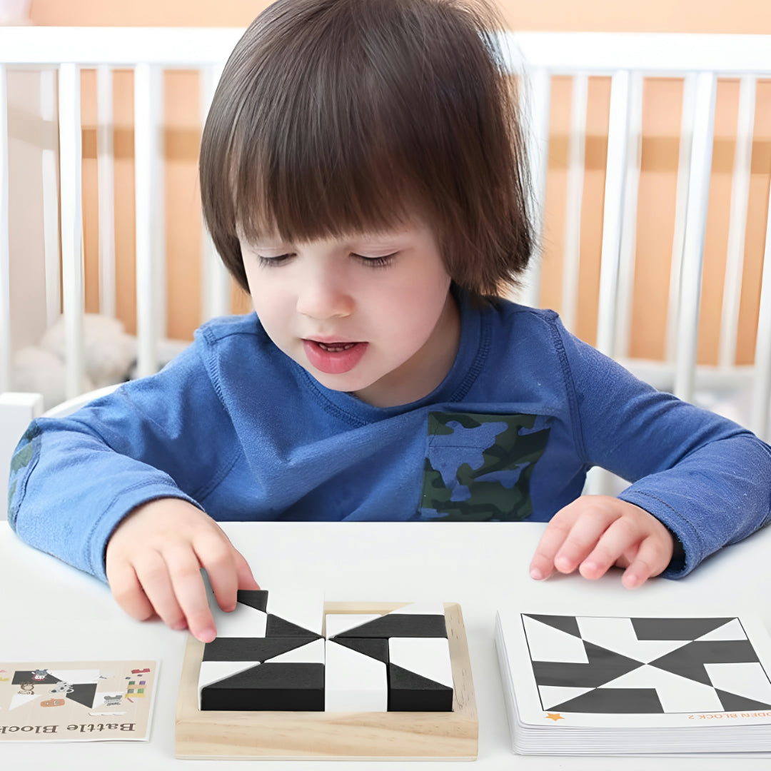 Jogo de Lógica Puzzle Portátil Divertido Educativo