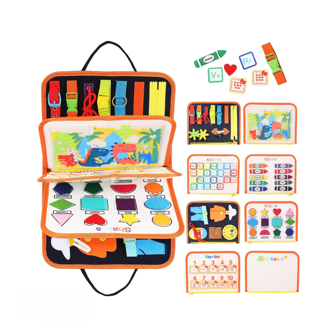 Gioco Montessori Educativo Tavola Sensoriale Bambini Attività