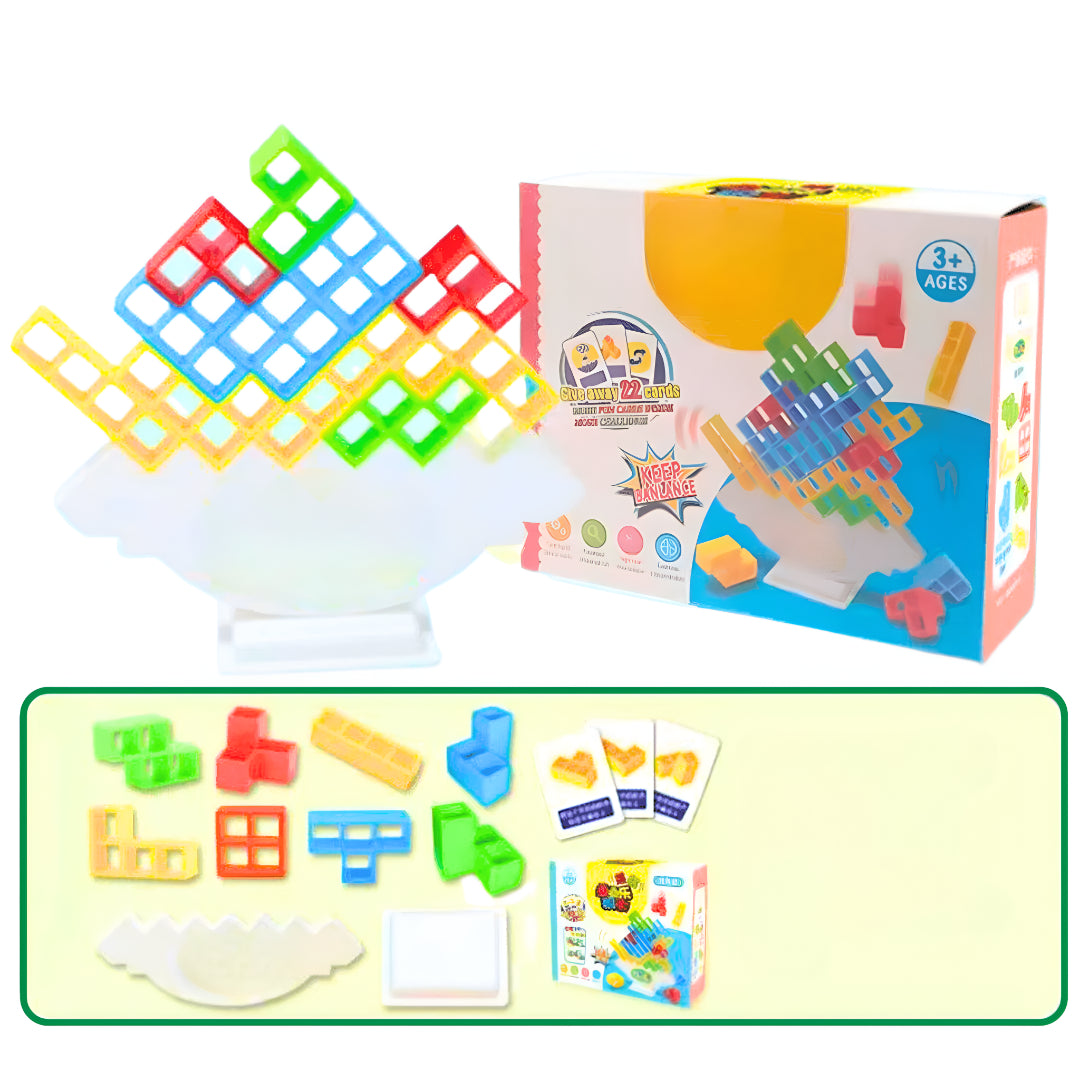 Gioco Tavolo Equilibrio Costruzioni Bambini Famiglia