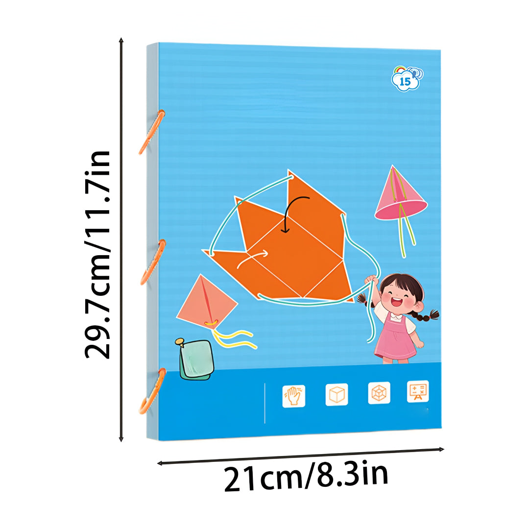 Gioco Geometria Bambini 3D Bastelset Forme Educativo