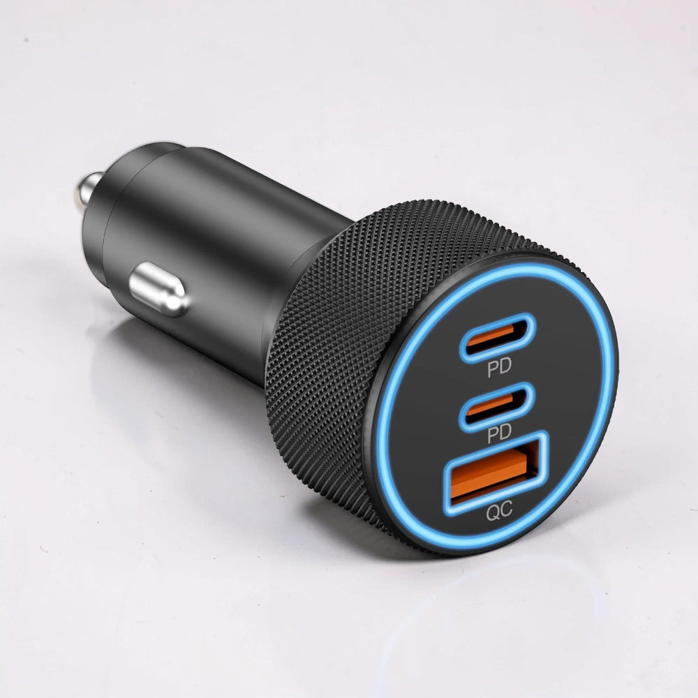Caricatore Auto USB Ricarica Veloce Adattatore Per Smartphone