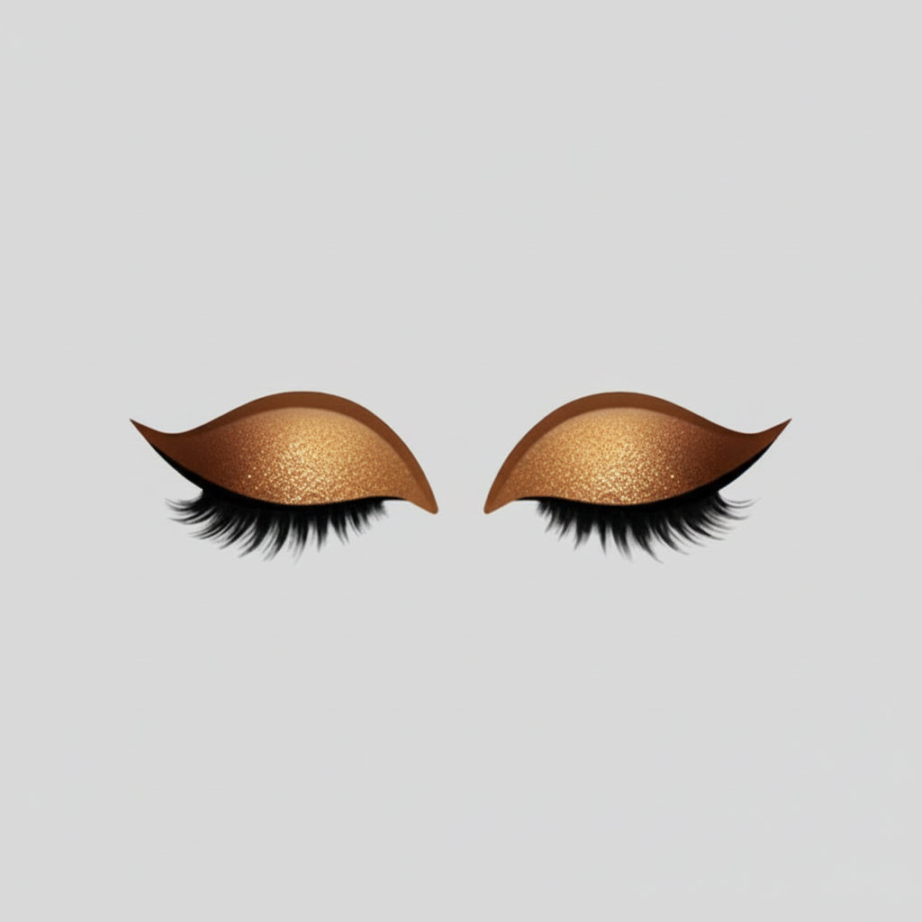 Pegatinas de maquillaje para ojos 3 en 1: sombra de ojos, delineador, pestañas postizas