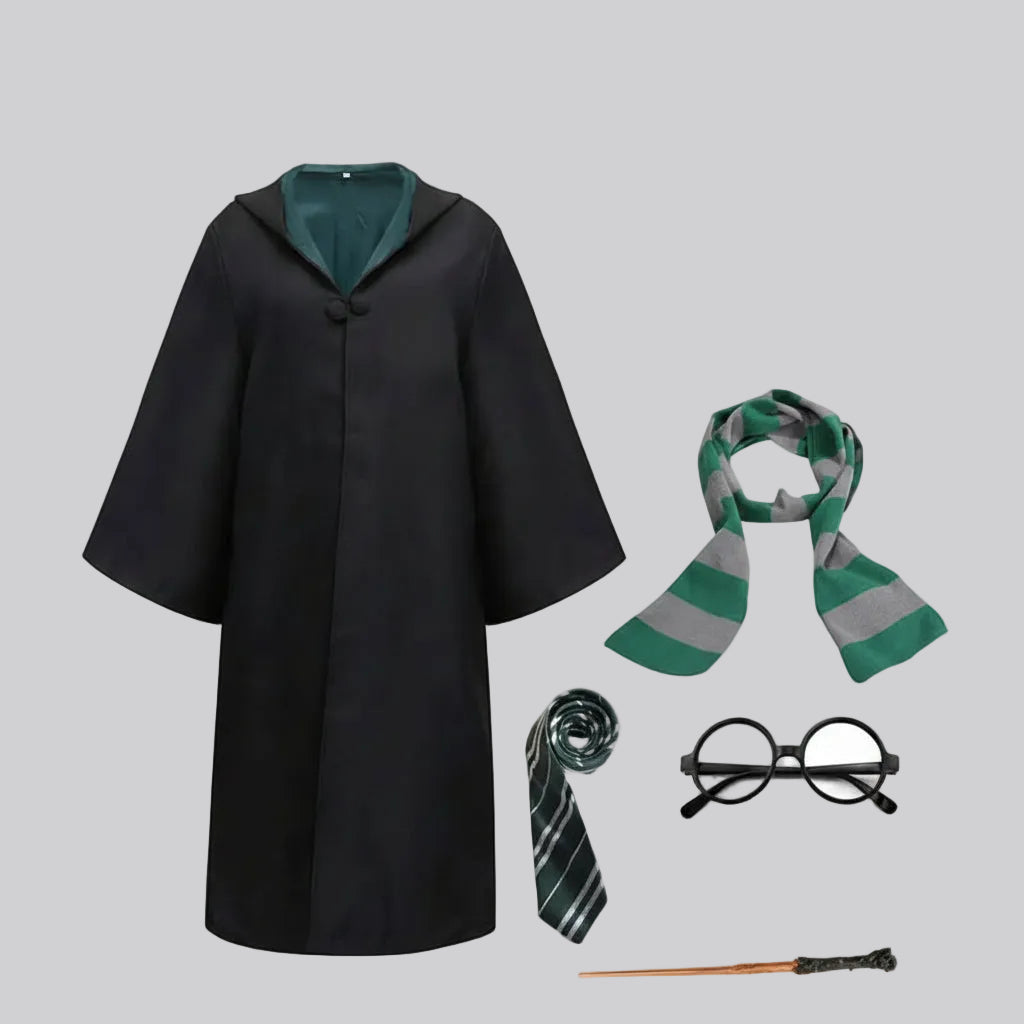 Wizard Costume Children Magical Hogwarts Sash Wand