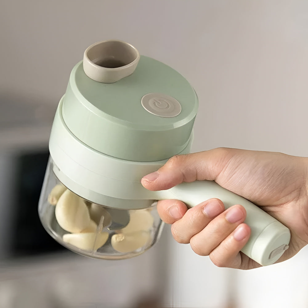 Picador de Legumes Elétrico Triturador de Cozinha Multifuncional Utensílio de Cozinha
