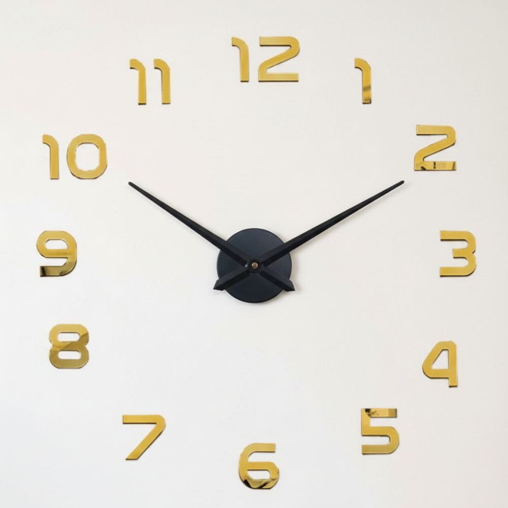 Grande Orologio da Parete 3D in Acrilico