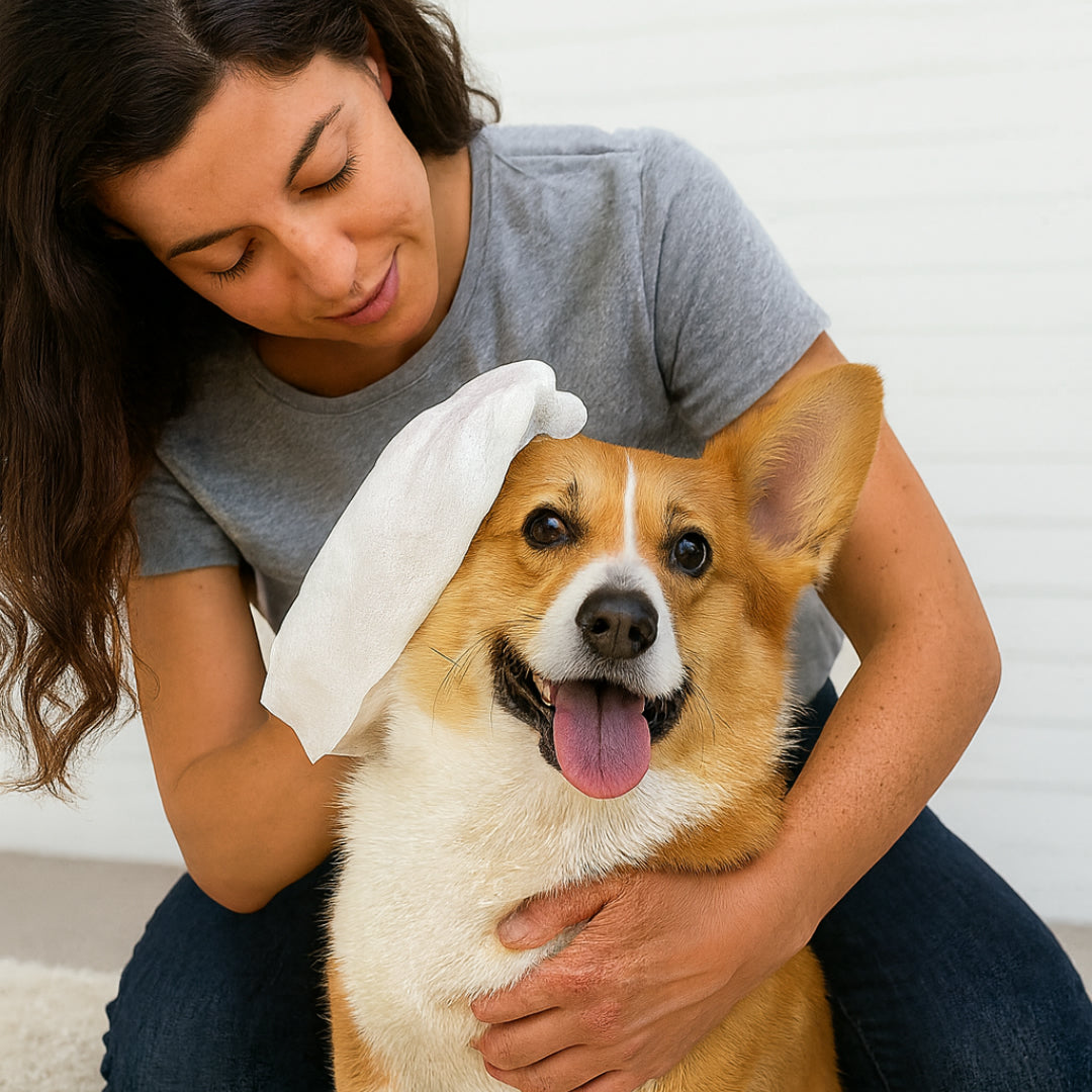 Guanti per la pulizia degli animali, deodoranti, cura quotidiana del pelo